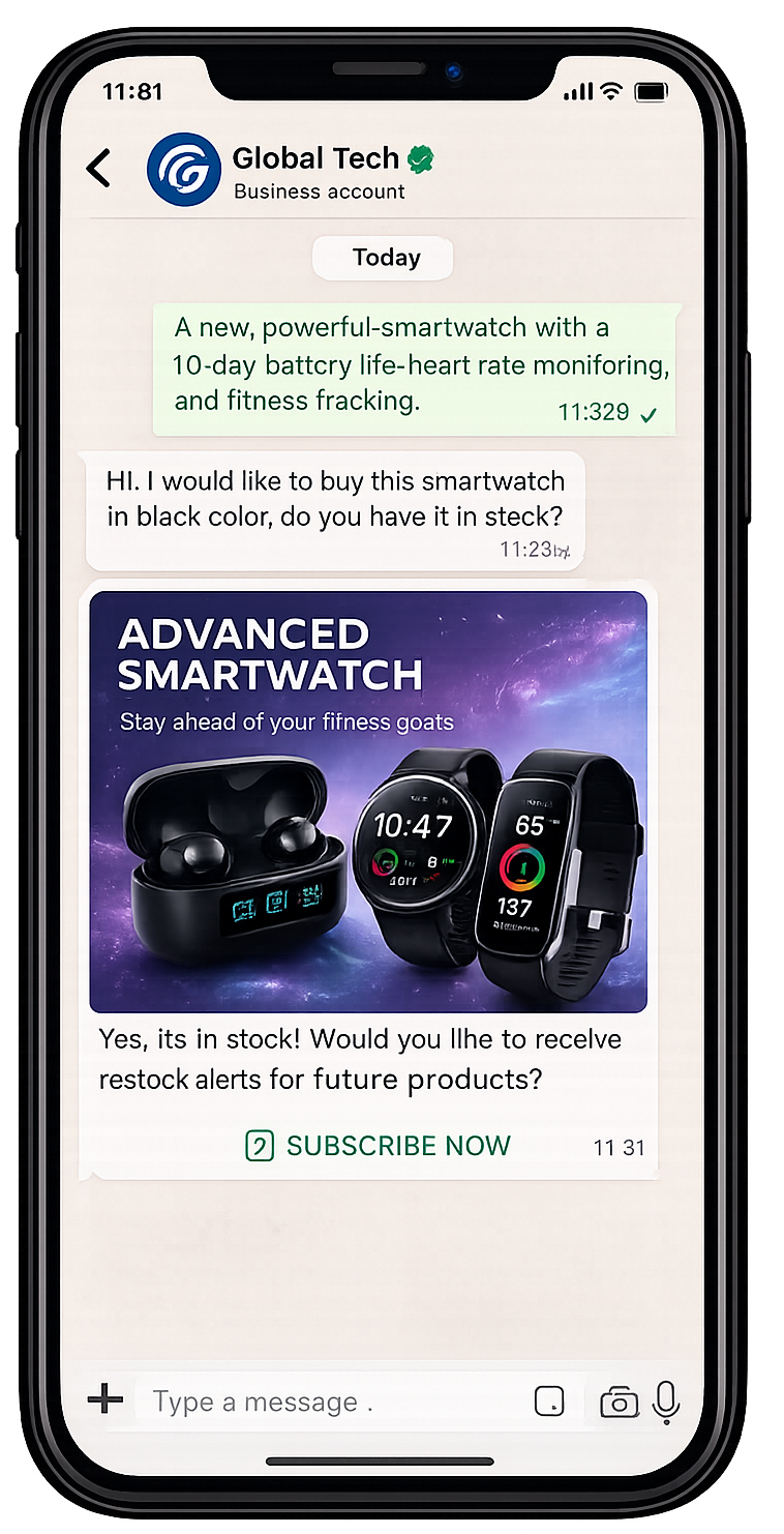 WhatsApp Business example 2